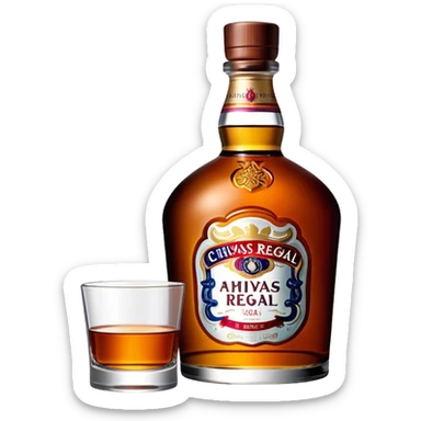Chivas Regal Mizunara sticker