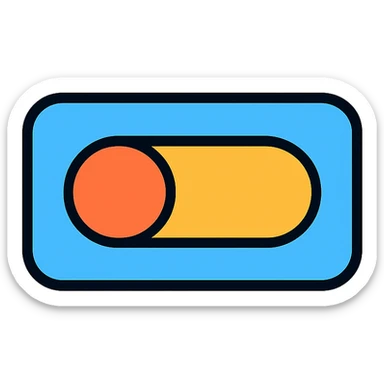 switch icon, modern color outline style, clean and techy, for networking app sticker