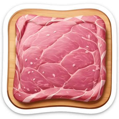 impressionist SPAM MEAT monet outdoor landscape  sticker