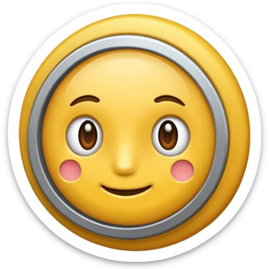 zrób logo emoji pieniążka 512x512, z przezroczystym tłem sticker