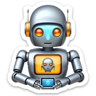 AI ROBOT TRADING RELETED sticker