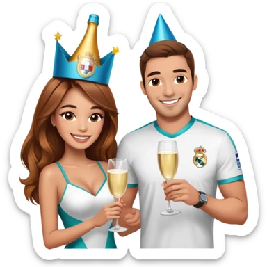 Lewis Howes and Yanet Garcia vs josh king Madrid JetSetFly and Tefi INTERNET CELEBRITY BATTLE NOVIO DE MEXICO sticker