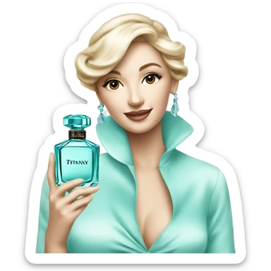 Tiffany parfume  sticker