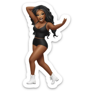 Megan Thee Stallion dancing sticker