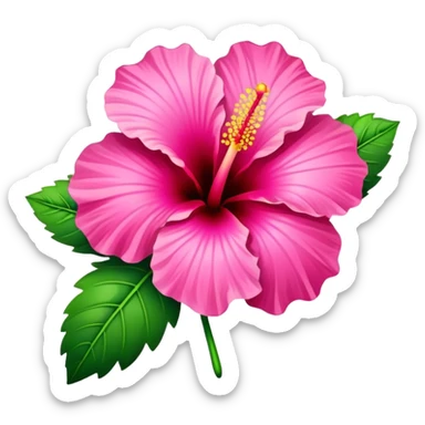 Hibiscus sticker