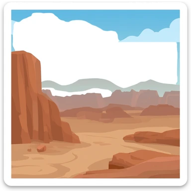 Earth tones aesthetic sticker