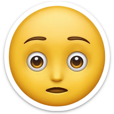 Can you make a emoji turned to the left but it’s giving a side eye sticker