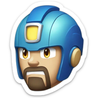 Mega Man sticker