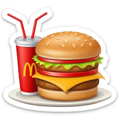 McDonald’s meal  sticker