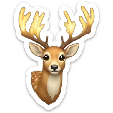 deer patronus sticker