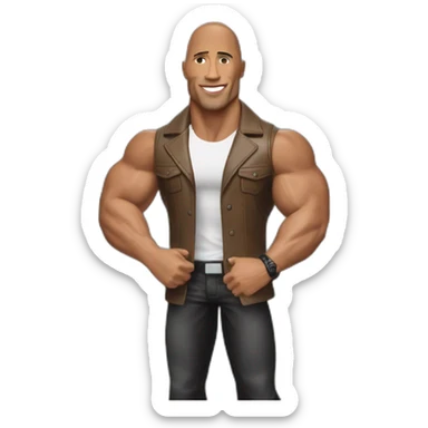 The rock fusionne avec barbie sticker