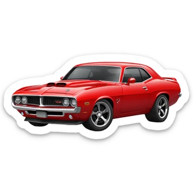 Hell cat car emoji sticker