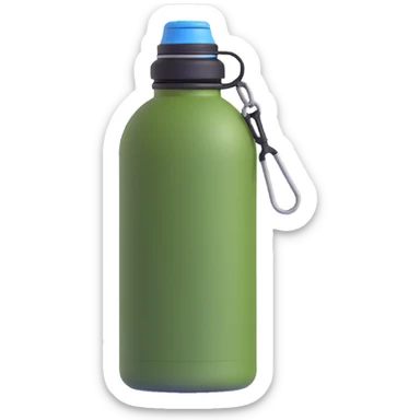 outdoor camping water bottle canteen sticker