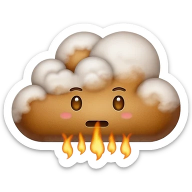 A huge fart stinky sticker