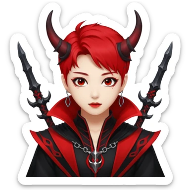 Rumi kpop Demon hunters sticker