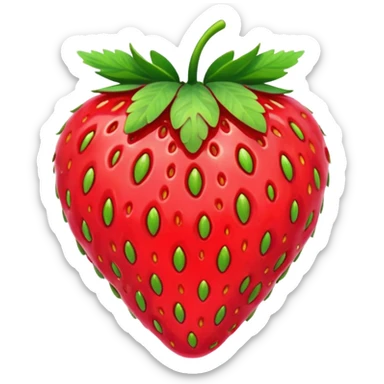 strawberry mixed with 67 brainrot sticker