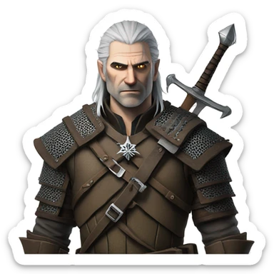Geralt of rivia  sticker