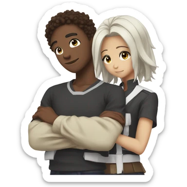 Anime with a message never lose with TWK sticker