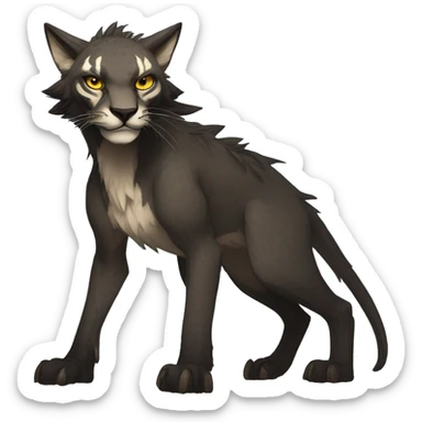 Cool Edgy Modern Vernid species by LiLaiRa full body sticker