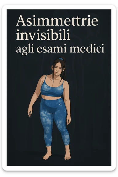 Asimmetrie invisibili agli esami medici sticker