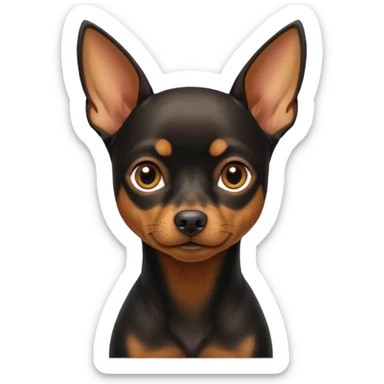 Mini pincher sticker