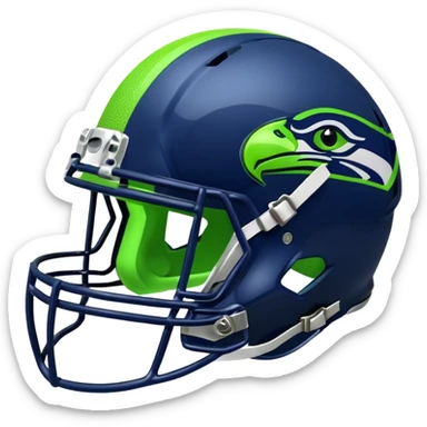 NFL Seahawks helmut sticker