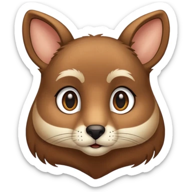 Danish doe wisk sticker