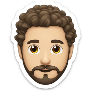 Shia LaBeouf, beard, bigger nose, suit sticker
