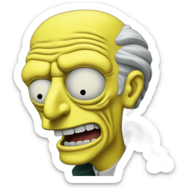 mr burns sticker