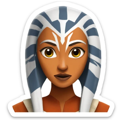 ahsoka tano from clone wars sticker