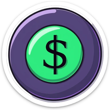 Divine Orb currency from Path of Exile 2 sticker