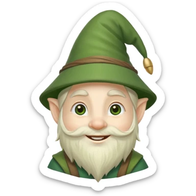 forest gnome sticker