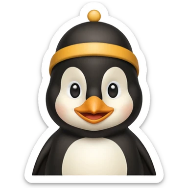 Pingouin humain sticker
