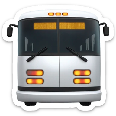 Electric bus, thunder emblem sticker