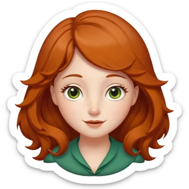 Un petit sapin vert sylvestre, féminin, regard malicieux, tâches de rousseurs délicates, joues roses. Yeux de biche brillants en forme amande, yeux couleur ambre, tronc couleur acajou. Sapin en mouvement, incurvé pour un effet vivant. Style meoji. sticker