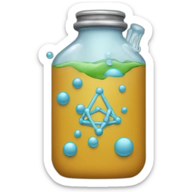 can you please make chemistry logotype with shield sticker