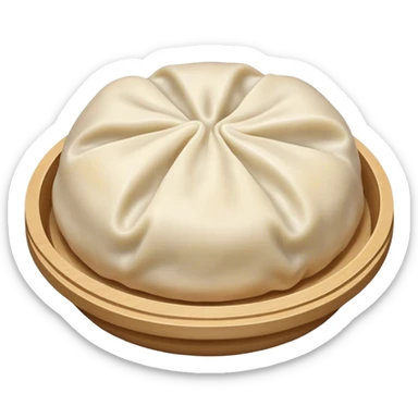 a single buuz Mongolian dumpling  sticker