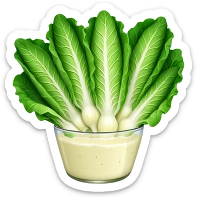 Romaine salad with no tomatoes sticker