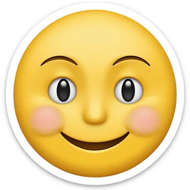yellow smiley face emoji with peace sign gesture, frowning mouth, slightly furrowed brows showing sadness and a bit of anger sticker