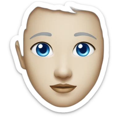 Sacred of Burma blue eyes  sticker