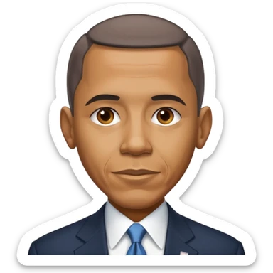 Barack Obama saying "Come on" sticker