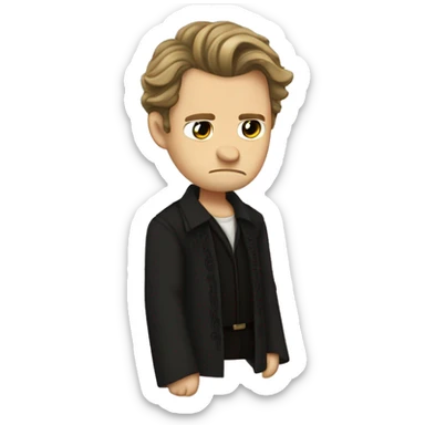 Klaus Mikaelson crying  sticker