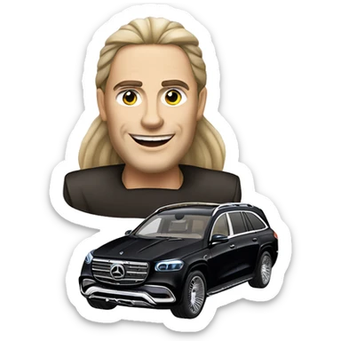 mercedes maybach gls 2024 sticker