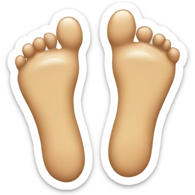 Foot with sock with a tear on the middle finger in flip flops  sticker