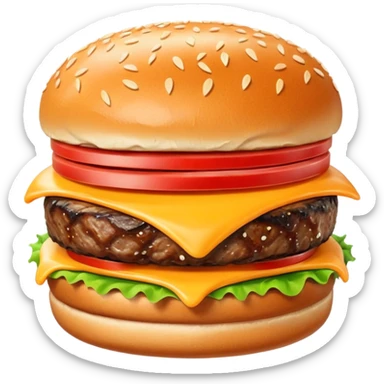 Wagyu Beef Burger sticker