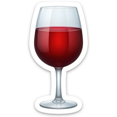 Wine dark color sticker