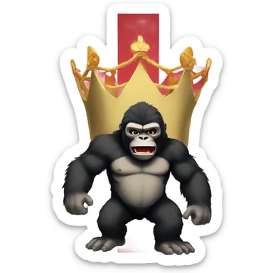  king kong japan flag sticker
