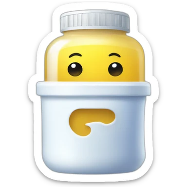 Probiotic cleaner sticker