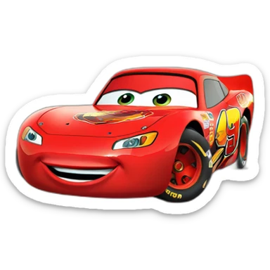 lightning McQueen sticker