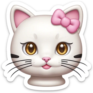  hello Kitty hello kitty SANRIO cat, eyelashes spoolie  sticker